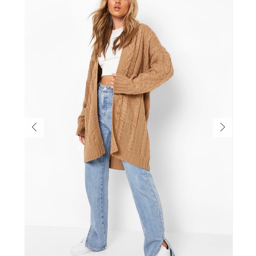 Boohoo oversized cardigan